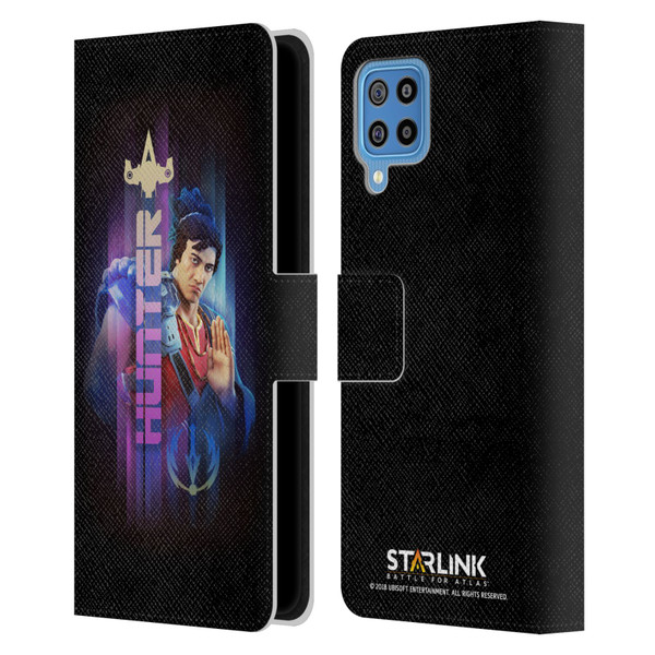 Starlink Battle for Atlas Character Art Hunter Hakka Leather Book Wallet Case Cover For Samsung Galaxy F22 (2021)