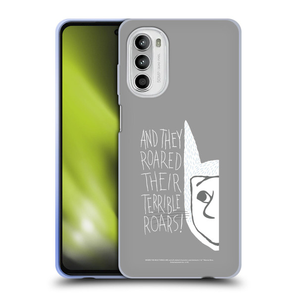 Where the Wild Things Are Literary Graphics Terrible Roars Soft Gel Case for Motorola Moto G52