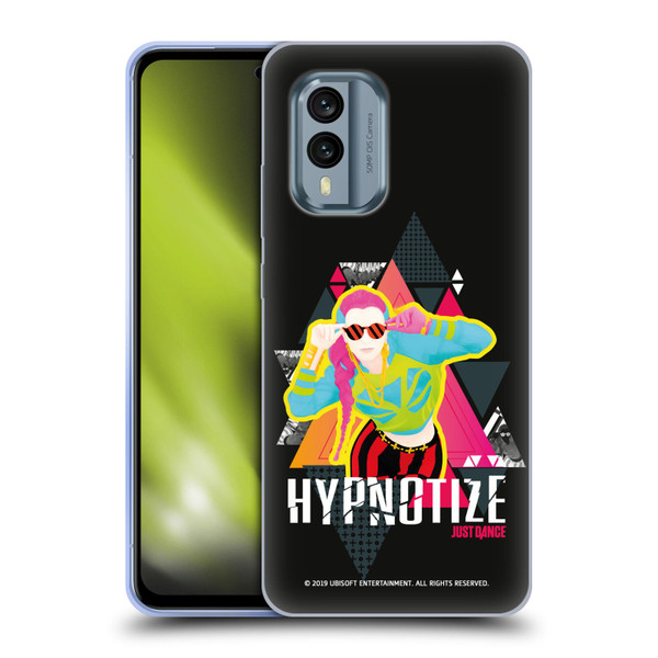 Just Dance Artwork Compositions Hypnotize Soft Gel Case for Nokia X30