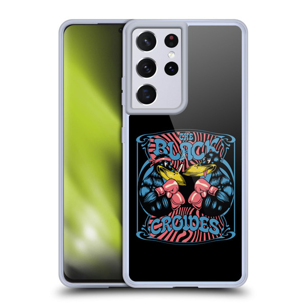 The Black Crowes Graphics Boxing Soft Gel Case for Samsung Galaxy S21 Ultra 5G