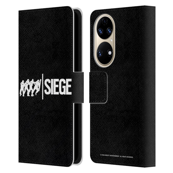 Tom Clancy's Rainbow Six Siege Logos Attack Leather Book Wallet Case Cover For Huawei P50
