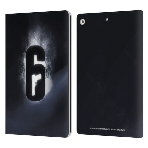 Tom Clancy's Rainbow Six Siege Logos Glow Leather Book Wallet Case Cover For Apple iPad 10.2 2019/2020/2021