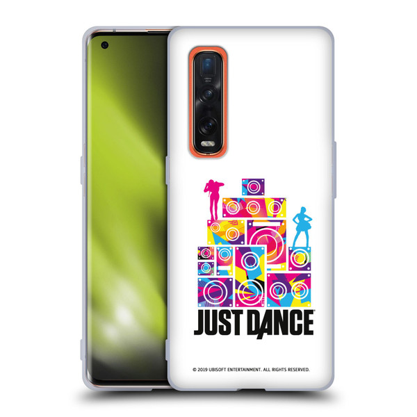 Just Dance Artwork Compositions Silhouette 5 Soft Gel Case for OPPO Find X2 Pro 5G