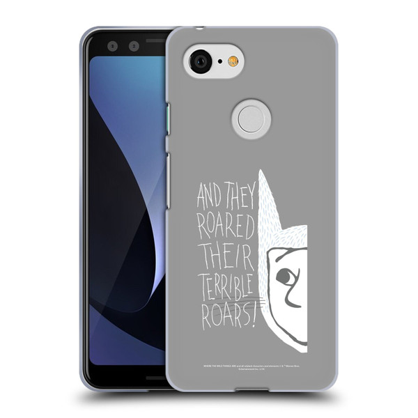 Where the Wild Things Are Literary Graphics Terrible Roars Soft Gel Case for Google Pixel 3