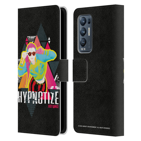 Just Dance Artwork Compositions Hypnotize Leather Book Wallet Case Cover For OPPO Find X3 Neo / Reno5 Pro+ 5G