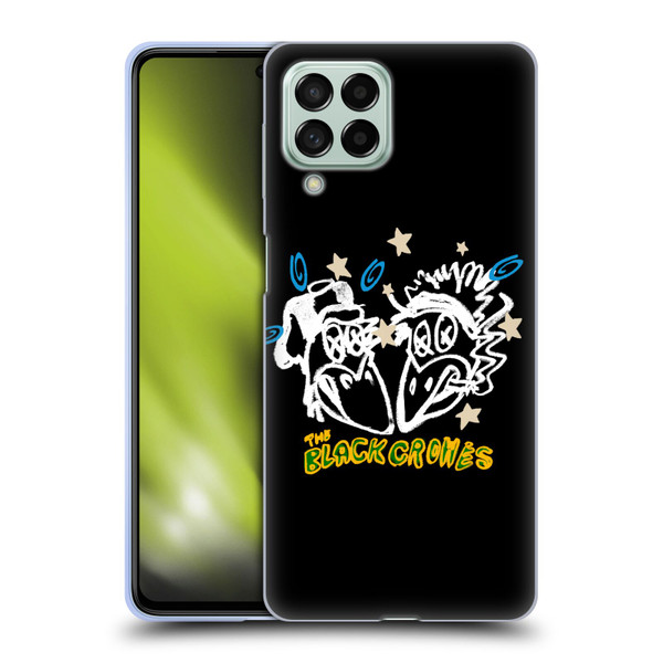 The Black Crowes Graphics Heads Soft Gel Case for Samsung Galaxy M53 (2022)