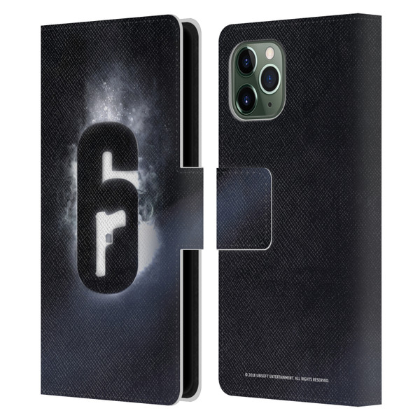 Tom Clancy's Rainbow Six Siege Logos Glow Leather Book Wallet Case Cover For Apple iPhone 11 Pro
