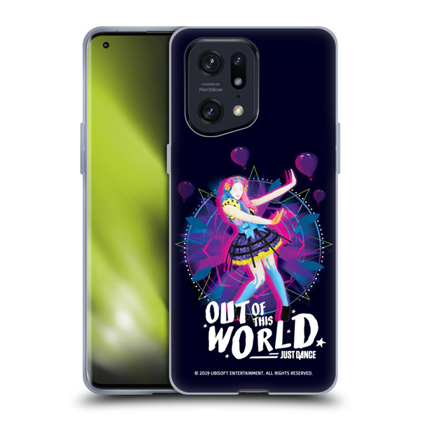 Just Dance Artwork Compositions Out Of This World Soft Gel Case for OPPO Find X5 Pro