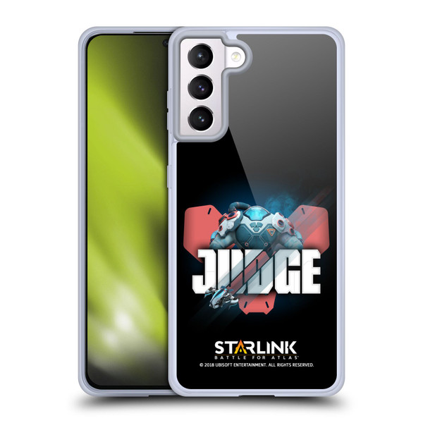 Starlink Battle for Atlas Character Art Judge Soft Gel Case for Samsung Galaxy S21+ 5G