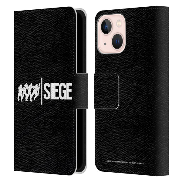 Tom Clancy's Rainbow Six Siege Logos Attack Leather Book Wallet Case Cover For Apple iPhone 13 Mini