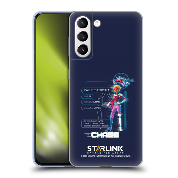 Starlink Battle for Atlas Character Art Chase Soft Gel Case for Samsung Galaxy S21+ 5G