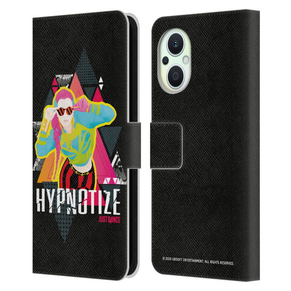 Just Dance Artwork Compositions Hypnotize Leather Book Wallet Case Cover For OPPO Reno8 Lite