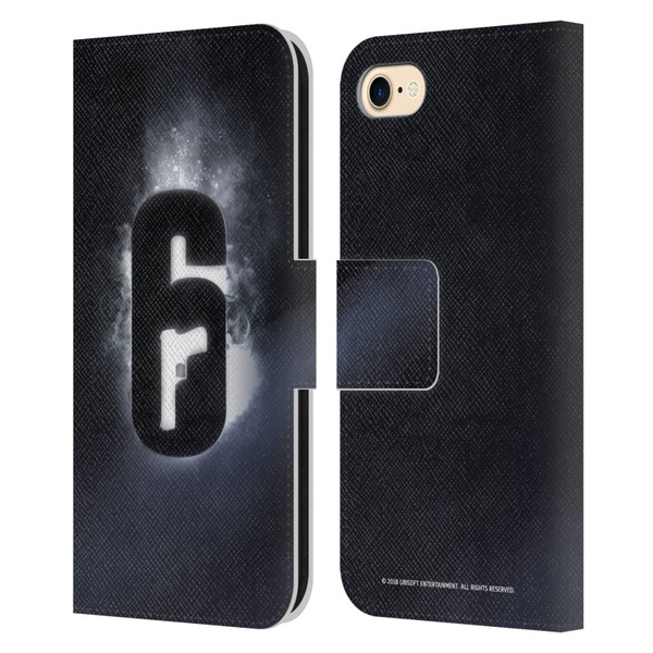 Tom Clancy's Rainbow Six Siege Logos Glow Leather Book Wallet Case Cover For Apple iPhone 7 / 8 / SE 2020 & 2022