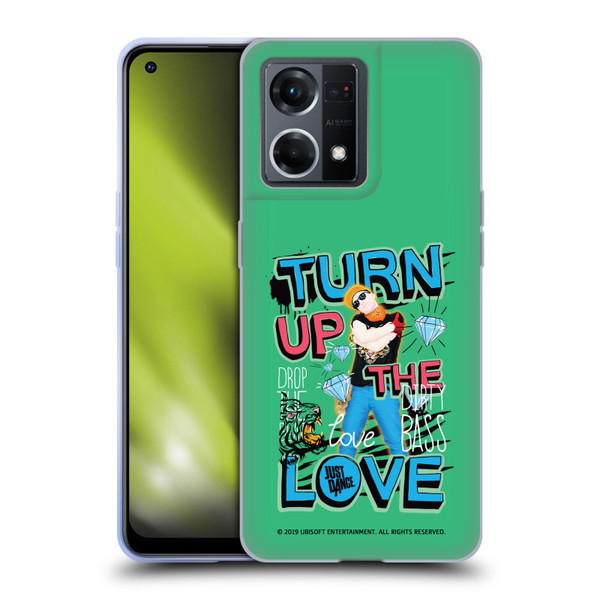 Just Dance Artwork Compositions Drop The Beat Soft Gel Case for OPPO Reno8 4G