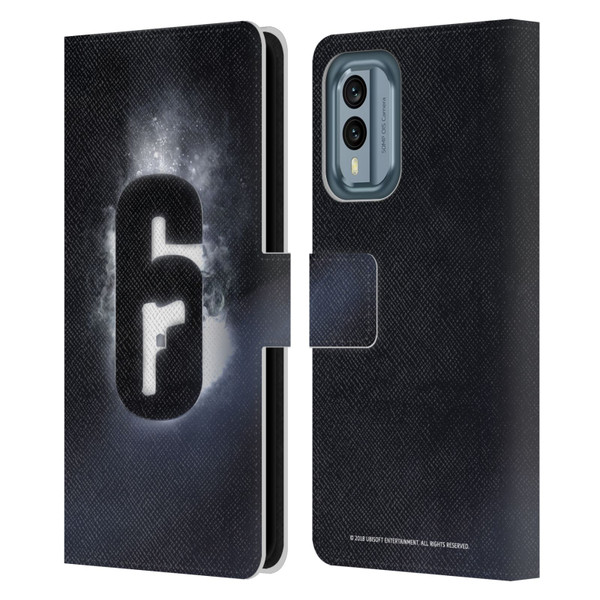 Tom Clancy's Rainbow Six Siege Logos Glow Leather Book Wallet Case Cover For Nokia X30