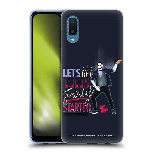 Just Dance Artwork Compositions Party Started Soft Gel Case for Samsung Galaxy A02/M02 (2021)