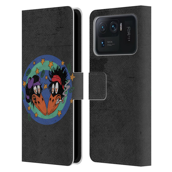 The Black Crowes Graphics Distressed Leather Book Wallet Case Cover For Xiaomi Mi 11 Ultra