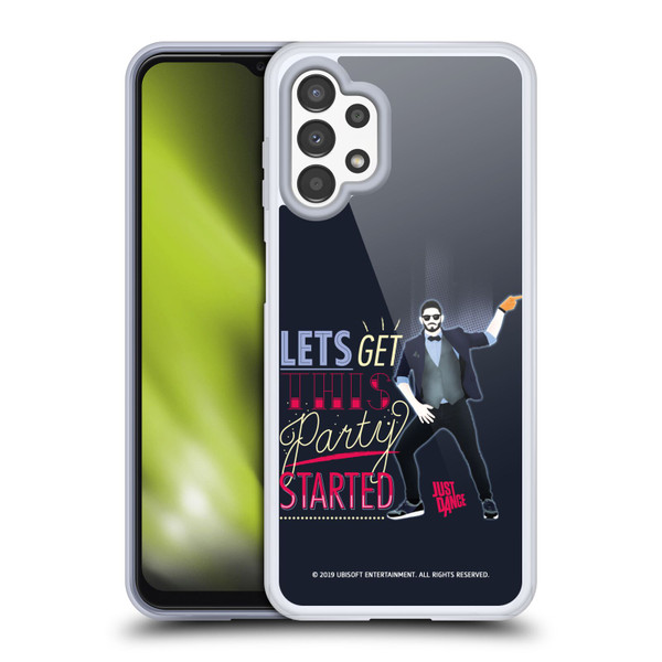 Just Dance Artwork Compositions Party Started Soft Gel Case for Samsung Galaxy A13 (2022)
