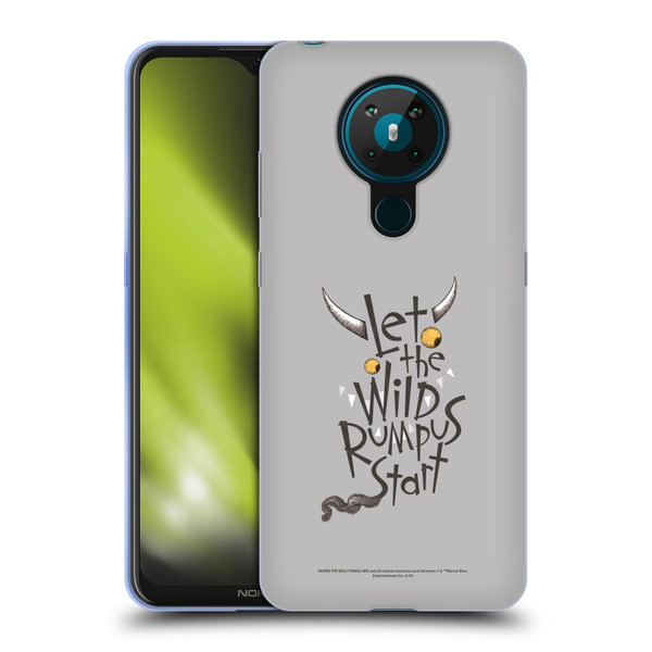 Where the Wild Things Are Literary Graphics Rumpus Soft Gel Case for Nokia 5.3