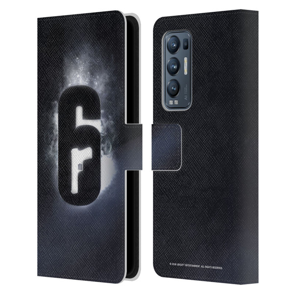 Tom Clancy's Rainbow Six Siege Logos Glow Leather Book Wallet Case Cover For OPPO Find X3 Neo / Reno5 Pro+ 5G