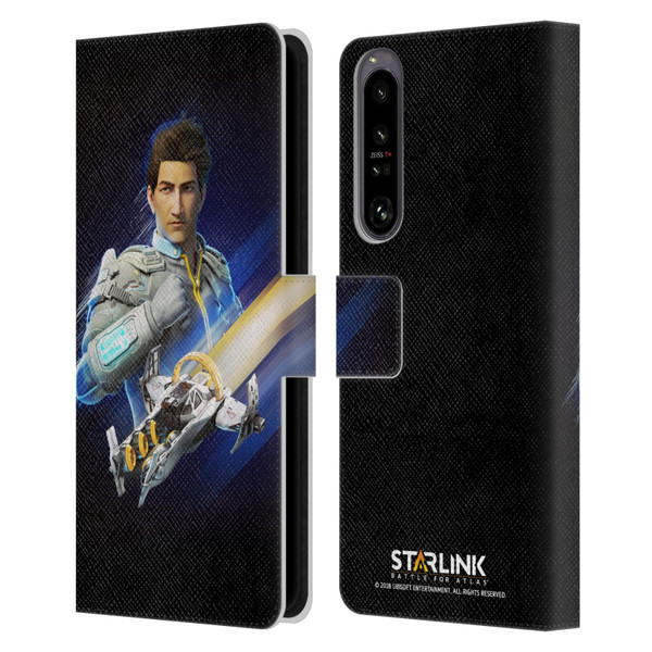 Starlink Battle for Atlas Character Art Mason Arana Leather Book Wallet Case Cover For Sony Xperia 1 IV