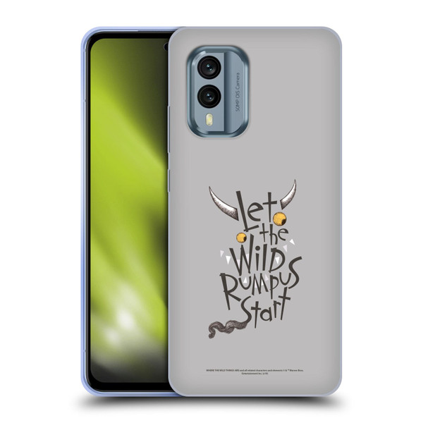 Where the Wild Things Are Literary Graphics Rumpus Soft Gel Case for Nokia X30