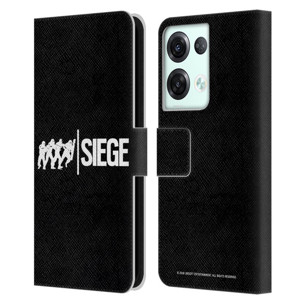 Tom Clancy's Rainbow Six Siege Logos Attack Leather Book Wallet Case Cover For OPPO Reno8 Pro