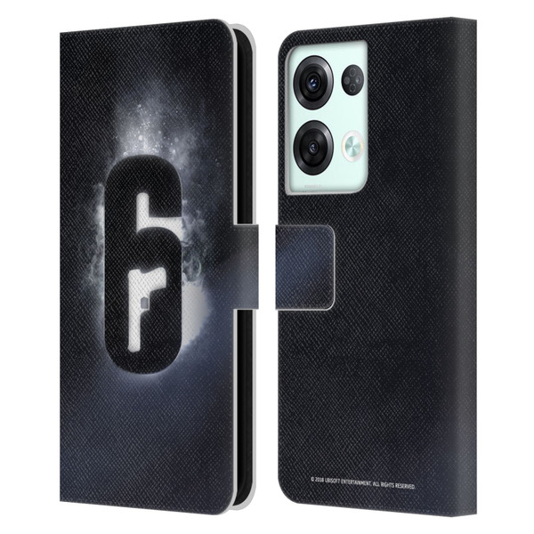Tom Clancy's Rainbow Six Siege Logos Glow Leather Book Wallet Case Cover For OPPO Reno8 Pro