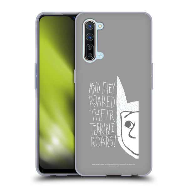 Where the Wild Things Are Literary Graphics Terrible Roars Soft Gel Case for OPPO Find X2 Lite 5G