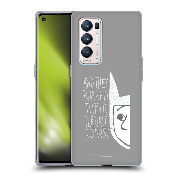 Where the Wild Things Are Literary Graphics Terrible Roars Soft Gel Case for OPPO Find X3 Neo / Reno5 Pro+ 5G