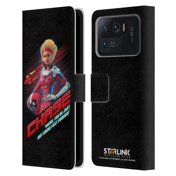 Starlink Battle for Atlas Character Art Calisto Chase Da Silva Leather Book Wallet Case Cover For Xiaomi Mi 11 Ultra