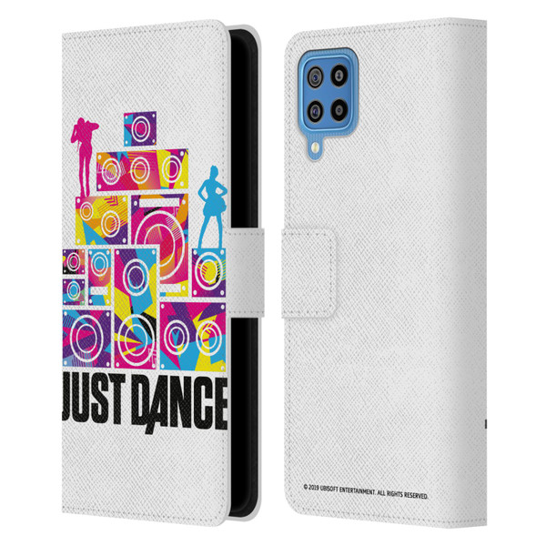 Just Dance Artwork Compositions Silhouette 4 Leather Book Wallet Case Cover For Samsung Galaxy F22 (2021)