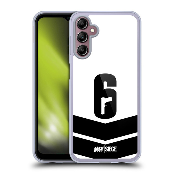 Tom Clancy's Rainbow Six Siege Logo Art Esport Jersey Soft Gel Case for Samsung Galaxy A14 5G