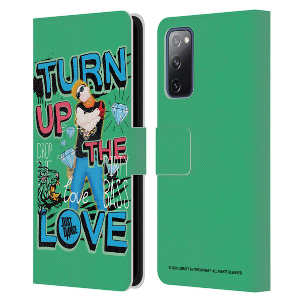 Just Dance Artwork Compositions Drop The Beat Leather Book Wallet Case Cover For Samsung Galaxy S20 FE / 5G