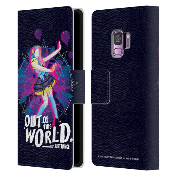 Just Dance Artwork Compositions Out Of This World Leather Book Wallet Case Cover For Samsung Galaxy S9