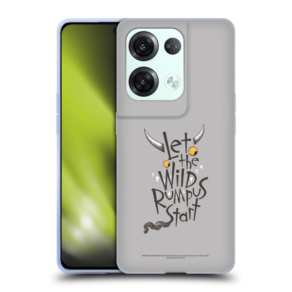 Where the Wild Things Are Literary Graphics Rumpus Soft Gel Case for OPPO Reno8 Pro
