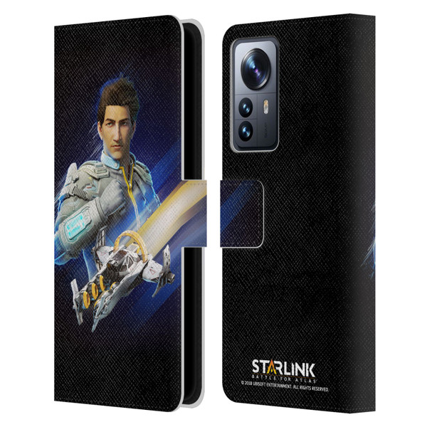 Starlink Battle for Atlas Character Art Mason Arana Leather Book Wallet Case Cover For Xiaomi 12 Pro