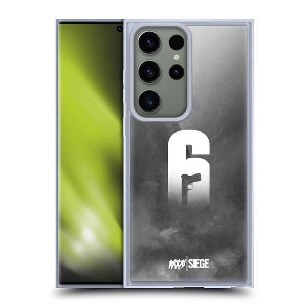 Tom Clancy's Rainbow Six Siege Logo Art Smoke Soft Gel Case for Samsung Galaxy S23 Ultra 5G