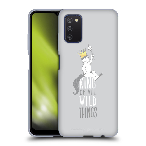 Where the Wild Things Are Literary Graphics King Soft Gel Case for Samsung Galaxy A03s (2021)