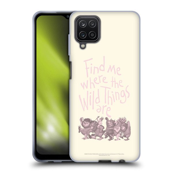 Where the Wild Things Are Literary Graphics Find Me Soft Gel Case for Samsung Galaxy A12 (2020)