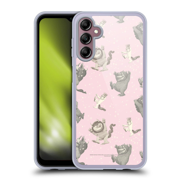 Where the Wild Things Are Literary Graphics Pink Pattern Soft Gel Case for Samsung Galaxy A14 5G