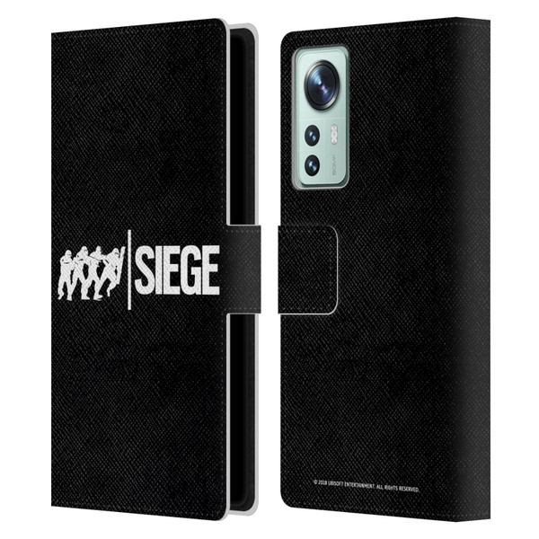 Tom Clancy's Rainbow Six Siege Logos Attack Leather Book Wallet Case Cover For Xiaomi 12