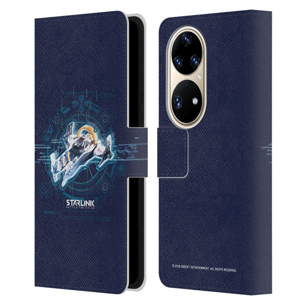 Starlink Battle for Atlas Starships Zenith Leather Book Wallet Case Cover For Huawei P50 Pro