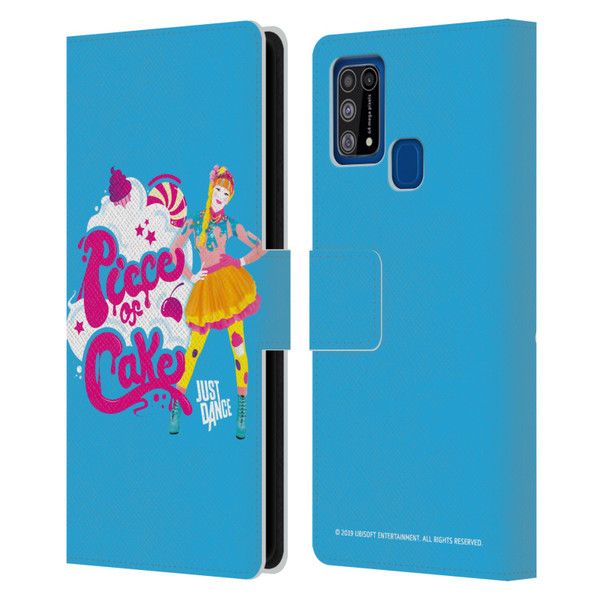 Just Dance Artwork Compositions Piece Of Cake Leather Book Wallet Case Cover For Samsung Galaxy M31 (2020)