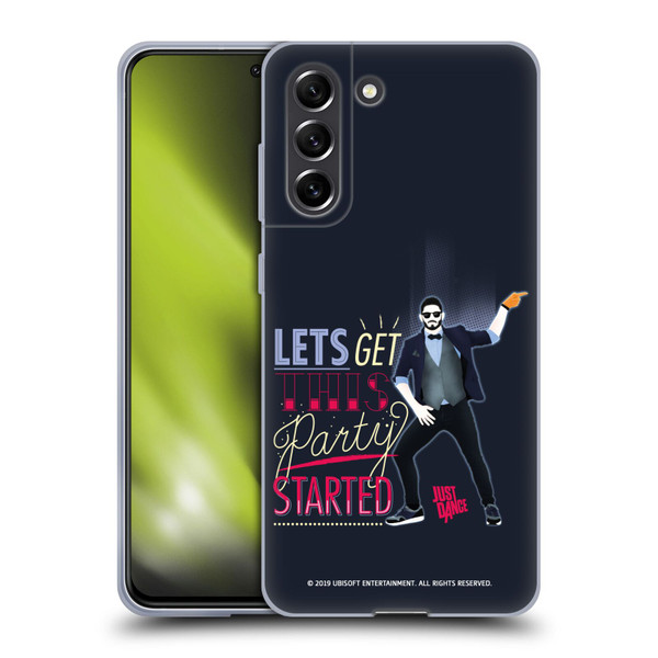 Just Dance Artwork Compositions Party Started Soft Gel Case for Samsung Galaxy S21 FE 5G