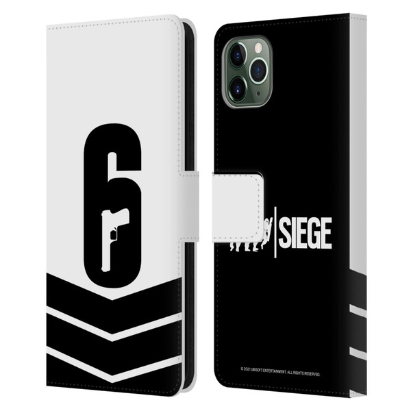 Tom Clancy's Rainbow Six Siege Logo Art Esport Jersey Leather Book Wallet Case Cover For Apple iPhone 11 Pro Max
