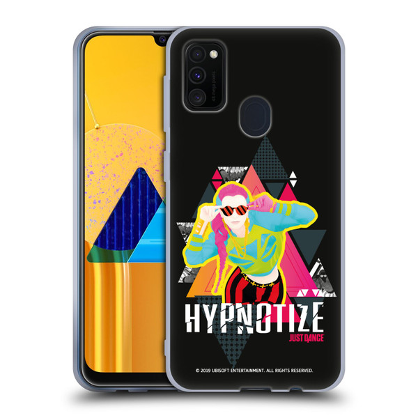 Just Dance Artwork Compositions Hypnotize Soft Gel Case for Samsung Galaxy M30s (2019)/M21 (2020)