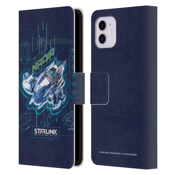 Starlink Battle for Atlas Starships Nadir Leather Book Wallet Case Cover For Apple iPhone 11