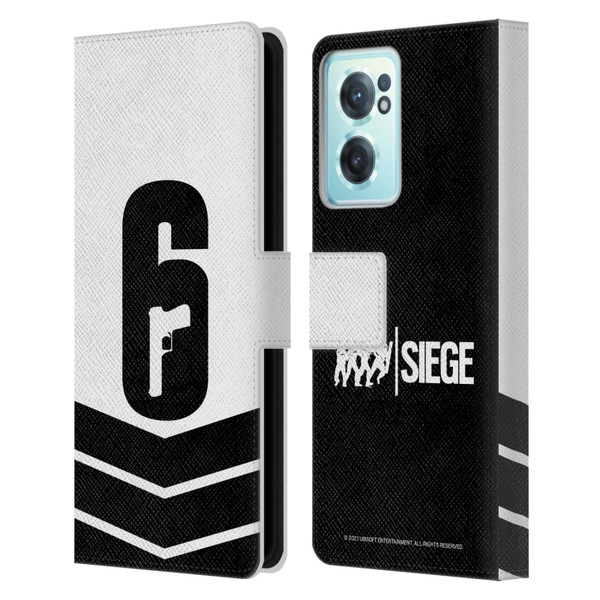 Tom Clancy's Rainbow Six Siege Logo Art Esport Jersey Leather Book Wallet Case Cover For OnePlus Nord CE 2 5G