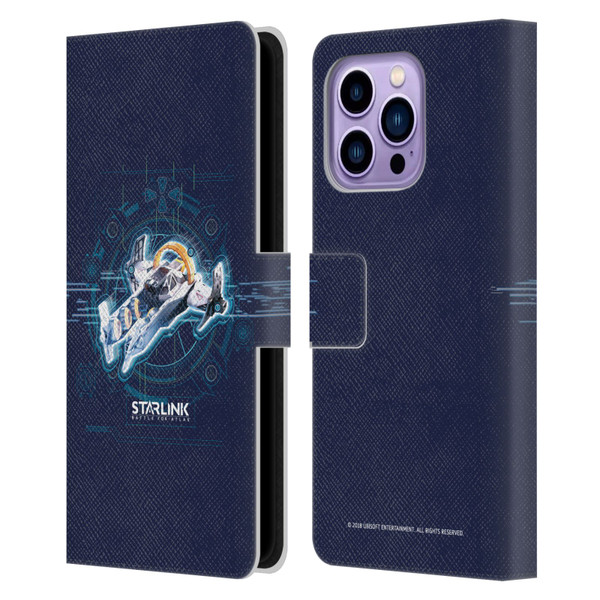 Starlink Battle for Atlas Starships Zenith Leather Book Wallet Case Cover For Apple iPhone 14 Pro Max